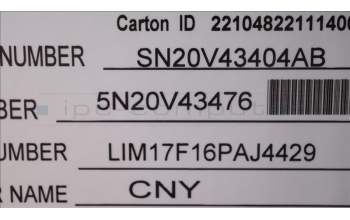 Lenovo 5N20V43476 NB_KYB CMSK-CS20,SV-BL,CHY,BRL