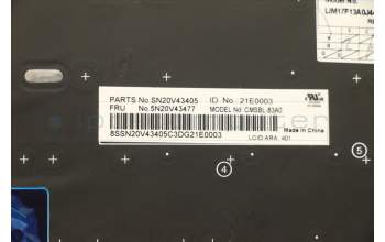 Lenovo 5N20V43477 NB_KYB CMSK-CS20,SV-BL,CHY,ARA