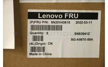 Lenovo 5N20V43615 NB_KYB CMSK-CS20,SV-NBL,LTN,CZE/SLK