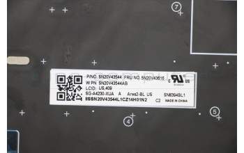 Lenovo 5N20V43616 NB_KYB CMSK-CS20,SV-BL,LTN,ENG