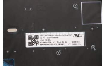 Lenovo 5N20V43637 NB_KYB CMSK-CS20,SV-BL,LTN,SWE/FIN