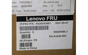 Lenovo 5N20V43651 NB_KYB CMSK-CS20,SV-BL,LTN,CZE/SLK
