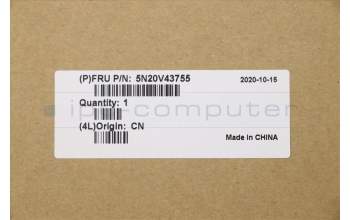 Lenovo 5N20V43755 NB_KYB CMFL-CS20,BK-NBL,CHY,IND ENG
