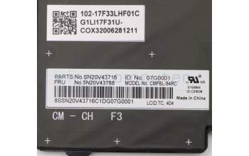 Lenovo 5N20V43788 NB_KYB CMFL-CS20,BK-BL,CHY,TC