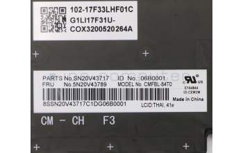 Lenovo 5N20V43789 NB_KYB CMFL-CS20,BK-BL,CHY,THAI