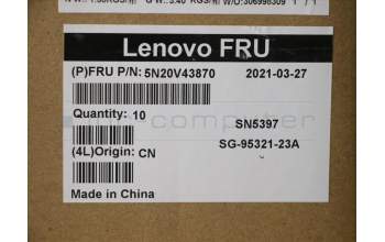 Lenovo NB_KYB CMFL-CS20,BK-NBL,LTN,058 FRA para Lenovo ThinkPad P14s Gen 1 (20S4/20S5)