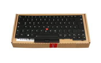 5N20V43915 teclado original Lenovo DE (alemán) negro/negro con retroiluminacion y mouse-stick