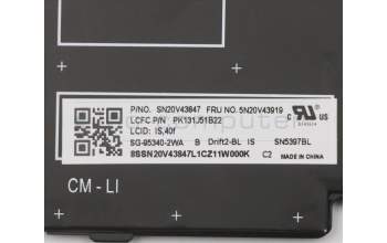 Lenovo 5N20V43919 NB_KYB CMFL-CS20,BK-BL,LTN,ILD