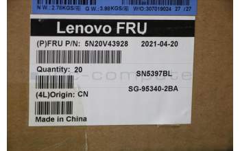 Lenovo 5N20V43928 NB_KYB CMFL-CS20,BK-BL,LTN,UKE