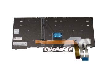 5N20V43928 teclado original Lenovo UK (Inglés) negro/negro con retroiluminacion y mouse-stick