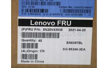 Lenovo 5N20V43935 NB_KYB CMFL-CS20,BK-BL,LTN,IND ENG