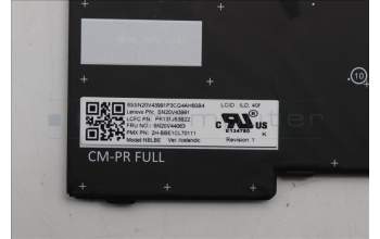 Lenovo 5N20V44063 NB_KYB CMFL-CS20,BK-BL,PMX,ILD