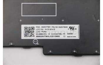 Lenovo 5N20V78045 NB_KYB CMNM-CS20,BK-NBL,LTN,FRA