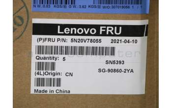 Lenovo 5N20V78055 NB_KYB CMNM-CS20,BK-NBL,LTN,SLV
