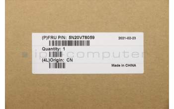 Lenovo 5N20V78059 NB_KYB CMNM-CS20,BK-NBL,LTN,UKE