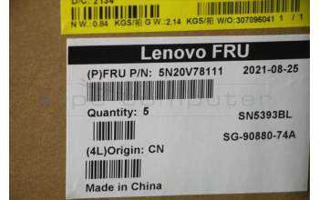 Lenovo NB_KYB CMNM-CS20,BK-BL,LTN,LA SPA para Lenovo ThinkPad P15s (20T4/20T5)