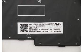 Lenovo 5N20V78117 NB_KYB CMNM-CS20,BK-BL,LTN,SPA
