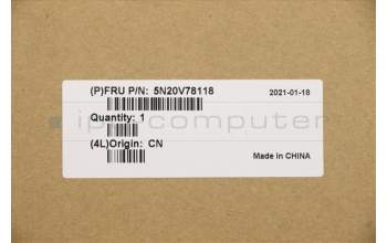 Lenovo 5N20V78118 NB_KYB CMNM-CS20,BK-BL,LTN,FRA