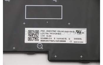 Lenovo 5N20V78128 NB_KYB CMNM-CS20,BK-BL,LTN,SLV