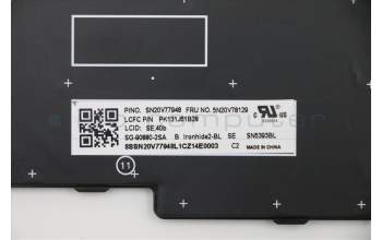 Lenovo 5N20V78129 NB_KYB CMNM-CS20,BK-BL,LTN,SWE/FIN
