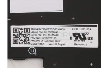 Lenovo 5N20V78168 NB_KYB CMNM-CS20,BK-NBL,PXM,UKE
