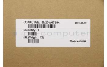 Lenovo 5N20W67694 NB_KYB CS20L FULL KBD LTN,NBL,B,BEL