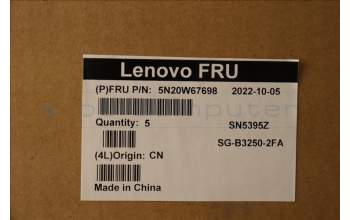 Lenovo 5N20W67698 NB_KYB CS20L FULL KBD LTN,NBL,B,FRA