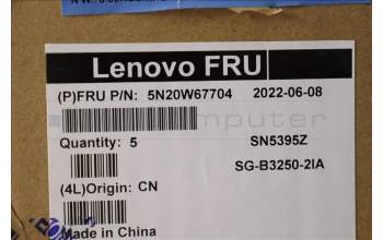 Lenovo 5N20W67704 NB_KYB CS20L FULL KBD LTN,NBL,B,ITA