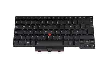 5N20W67771 teclado original Lenovo DE (alemán) negro/negro con retroiluminacion y mouse-stick
