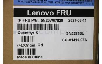 Lenovo 5N20W67829 NB_KYB CS20L FULL KBD LTN,BL,B,FRA/ENG