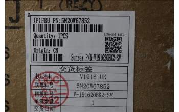 Lenovo 5N20W67852 NB_KYB CS20L FULL KBD SRX,BL,B,SLV