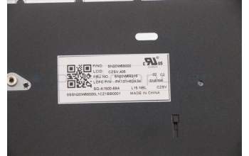 Lenovo 5N20W68216 NB_KYB CS20L NUM KBD LTN,NBL,B,CZE/SLK