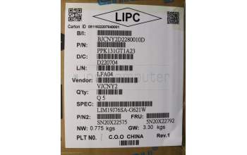 Lenovo 5N20X22792 NB_KYB TR(P) CS20 KBD CHY,NBL,BK,SLV