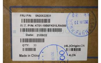 Lenovo 5N20X22931 NB_KYB TR(P) CS20 KBD TRI,BL,BK,ILD