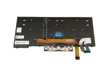 5N20X70334 teclado original Lenovo DE (alemán) negro/negro con retroiluminacion y mouse-stick