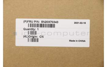 Lenovo 5N20X70343 NB_KYB CS20 FL-HC KBD PMX,BL,BK,SLV