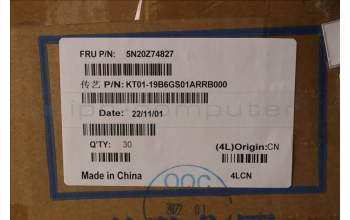 Lenovo 5N20Z74827 NB_KYB CS20 P NM KBD TRI,BL,BK,ARA