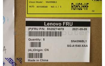Lenovo 5N20Z74878 NB_KYB CS20 P NM KBD LTN,BL,BK,RUS