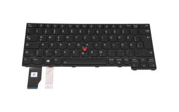5N21A21745 teclado original Lenovo DE (alemán) negro/negro con retroiluminacion y mouse-stick