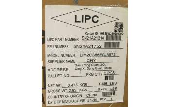 Lenovo 5N21A21752 NB_KYB CS21KBD SKTOP CHY,BL,BK,POR