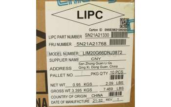 Lenovo 5N21A21768 Keyboard Internal, Nordic, Black, Backlight, UK