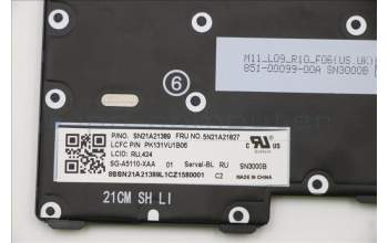 Lenovo 5N21A21827 NB_KYB CS21KBD SKTOP LTN,BL,BK,RUS