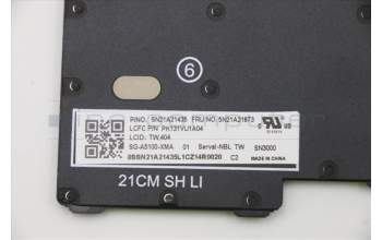 Lenovo 5N21A21873 NB_KYB CS21KBD SKTOP LTN,NBL,BK,TC