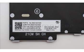 Lenovo 5N21A21974 NB_KYB CS21KBD SKTOP CHY,BL,GR,NOR