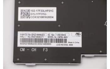 Lenovo 5N21B08371 NB_KYB CM KBD FL-CS20 CHY,BL,GR,IND ENG