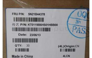 Lenovo 5N21B44378 NB_KYB CS20 P2 NM BK-BL,TRI,HBW