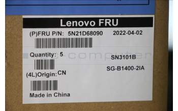 LENOVO 5N21D68090 NB_KYB CS22 FL TOP,BK-BL,LTN,ITA