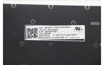 Lenovo 5N21D68123 NB_KYB CS22 FL TOP,BK-NBL,LTN,ENG
