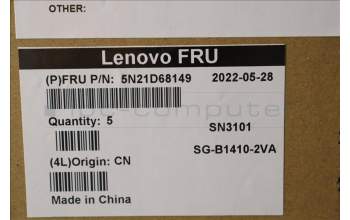 Lenovo 5N21D68149 NB_KYB CS22 FL TOP,BK-NBL,LTN,JPN