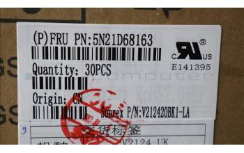 Lenovo 5N21D68163 NB_KYB CS22 FL TOP,BK-BL,SRX,LA SPA